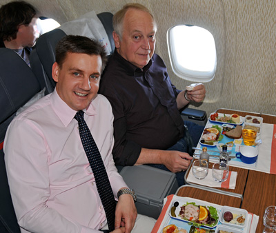 Business Class Flight St. Petersburg -> Moscow