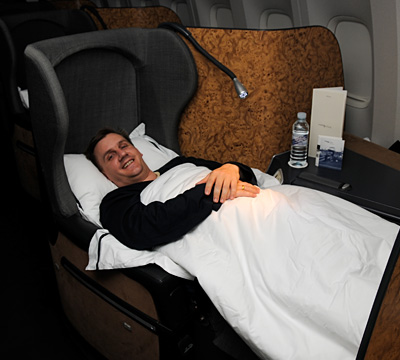 British Airways - First Class - Bed - Thorsten Bührmann