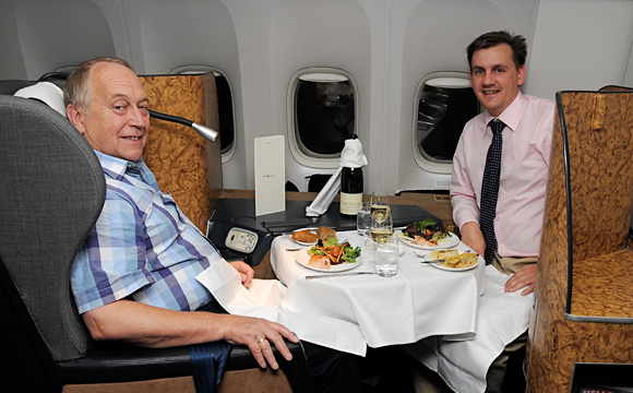 British Airways - First Class - Edmund & Thorsten Bhrmann