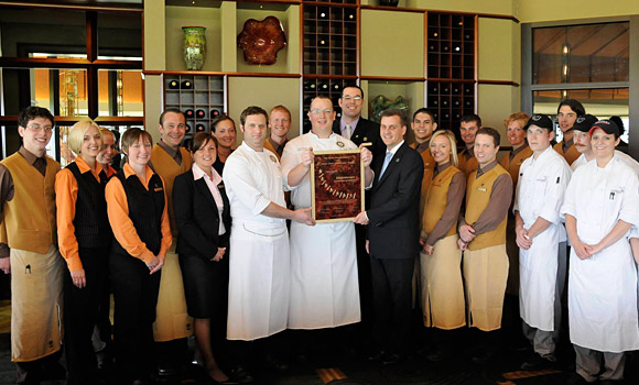 2008 - Award-Hand-Out - Aqueous - Restaurant