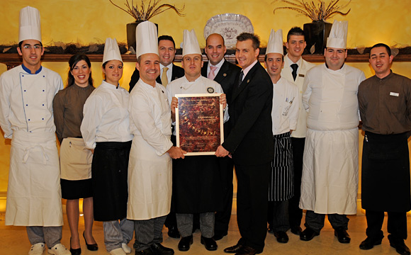 2009 Award-Hand-Out - Dubbesi Restaurant Hotel Giardino di Costanza