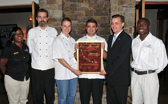 2012 - Karkloof Restaurant - Seven Stars And Stripes - Award