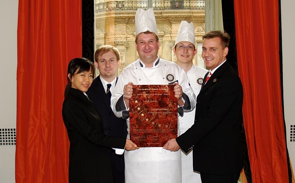 2007 - Award-Hand-Out Restaurant La Sinfonia