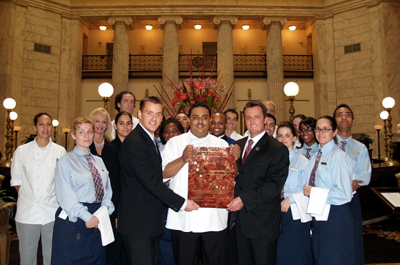 Award-Hand-Out The Grill Restaurant at the Ritz Carlton Philadelphia, USA