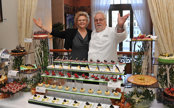 Ingrid Lemme & Walter Staib , Brunch - Adlon