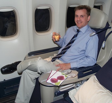 Thorsten Buehrmann & Air France Business Class