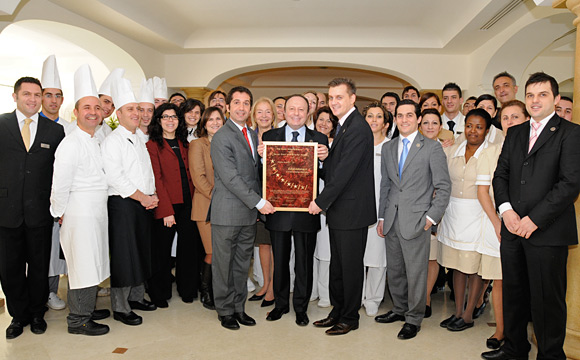 2009 Kempinski Hotel Giardino di Costanza - Award-Hand-Out