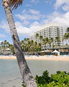 
Kahala Room
Kahala Hotel & Resort - Room
Though the actual building reminded us of a typical cookie-cutter hotel, everywhere we turned the exotic surroundings of softly waving palm trees, white sand and turquoise waters - conveyed Pacific ocean dreams. 