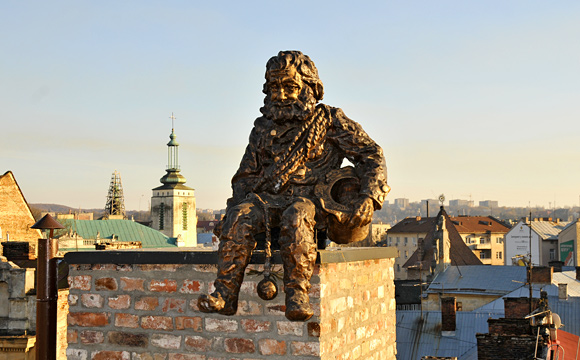 Lviv Staute City View