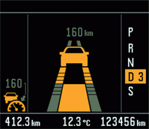 Volkswagen Phaeton Dashboard Display