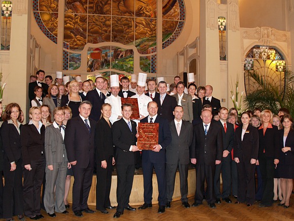 Grand Hotel Europe - Seven Stars and Stripes Award Hand Out