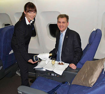Thorsten Buehrmann Swiss A330 Business Class