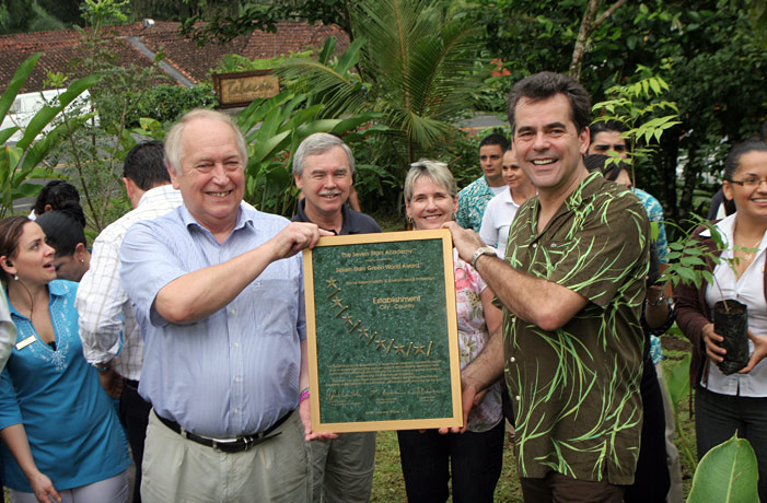 Seven Stars Green World Award - 2009 Tabacon