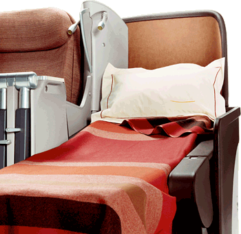 Iberia Business Class - Sleeping