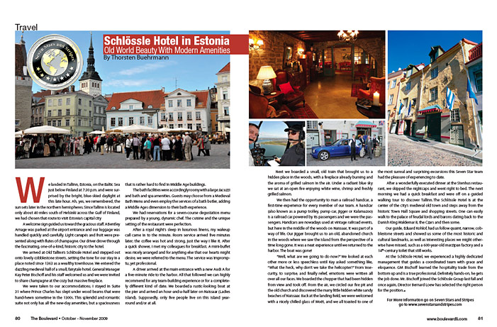 Boulevard Magazine - Schloessle 