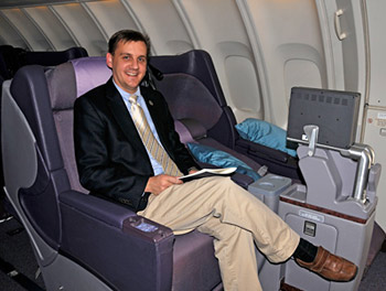 Singapore Airlines Business Class Thorsten Buehrmann