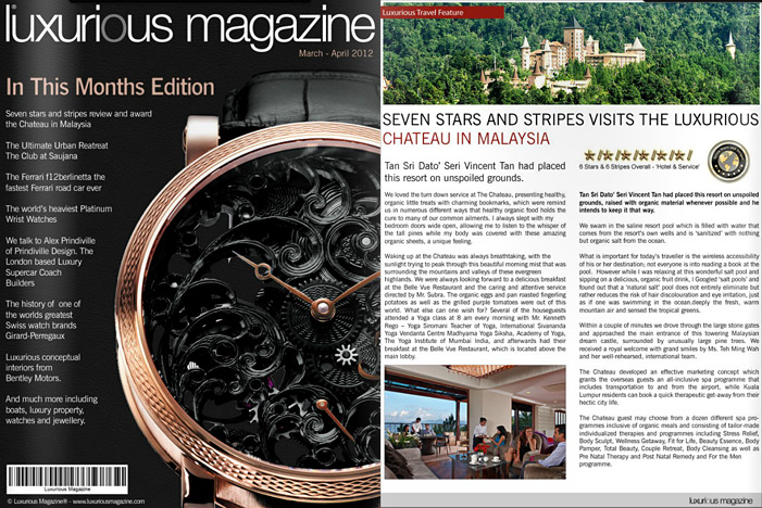 Luxurious Magazine - March / April 2012 - DEMO